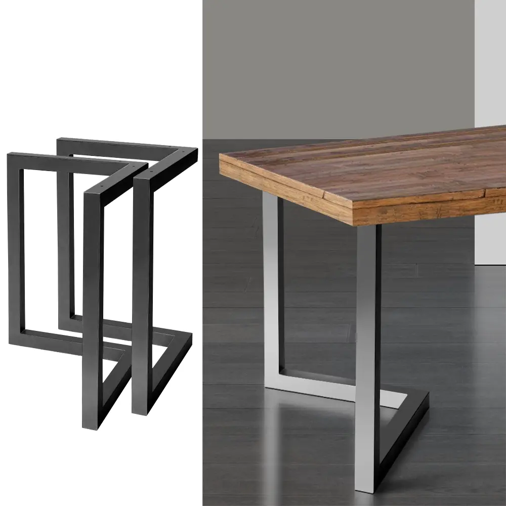Artiss Metal Table Legs DIY 50X70CM Set of 2 - Furniture