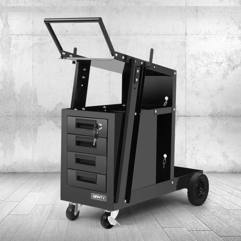 Giantz Welding Trolley Cart 4 Drawer MIG TIG ARC Welder Plasma Cutter - Hardware
