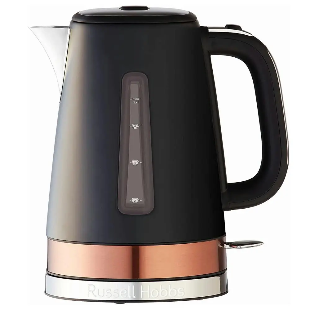Russell Hobbs RHK92COP Electric Brooklyn 1.7L Kettle Water Boiler Jug Copper - Home & Garden