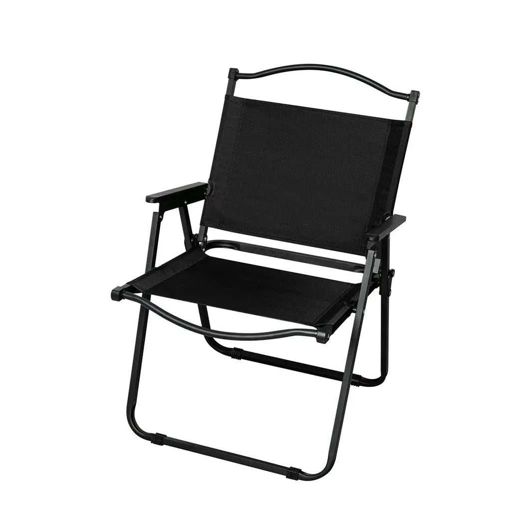 Levede Camping Chair Folding Outdoor Portable Foldable Fishing Beach Picnic - Sports & Outdoor