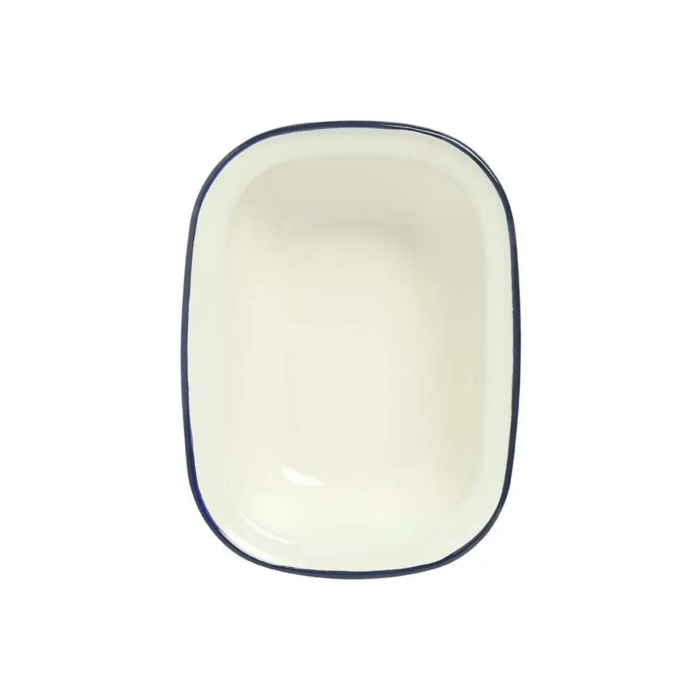 Wiltshire Double Coated Porcelain Enamel Oblong Pie Baking Dish 400ml Blue - Home & Garden