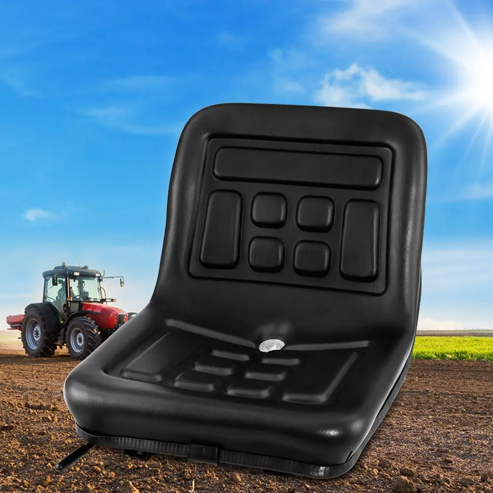 Giantz Tractor Seat Forklift Excavator Universal Suspension Truck Chair PU Leather - Handyman Heaven Sale