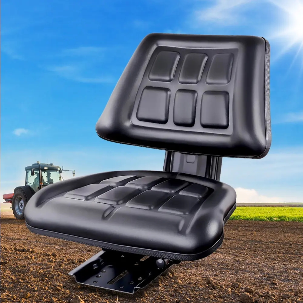 Giantz Tractor Seat Forklift Excavator Truck Universal Replacement PU Chair - Automotive