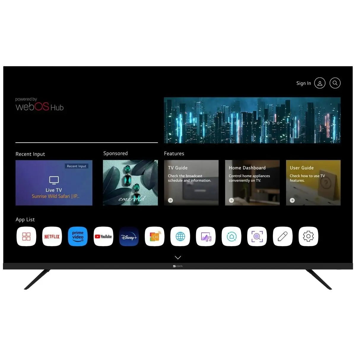 Seiki 55 Inch Svision 4K UHD Smart TV - Electronics
