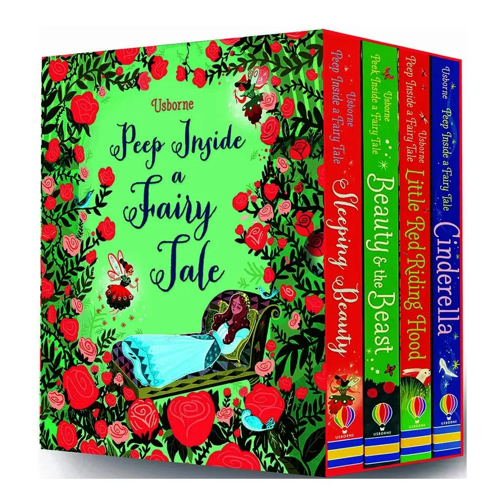 Usborne Peep Inside A Fairytale Box Kids/Children Reading Picture Book Set 3y+ - Entertainment