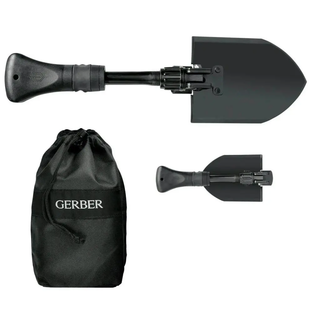 Gerber Gorge Lightweight Folding Shovel With Bag Outdoor - Sports & Outdoor