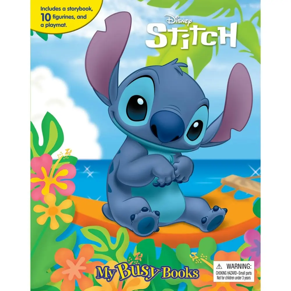 Disney Stitch My Busy Books Kids/Children Storybook/Toy Activity Kit 3y+ - Entertainment