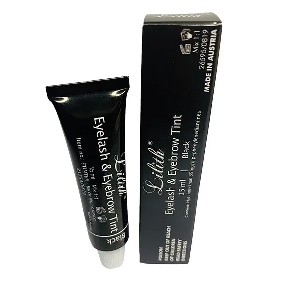 Lilith Eyelash and Eyebrow Tint Black Graphite 15ml - Beauty