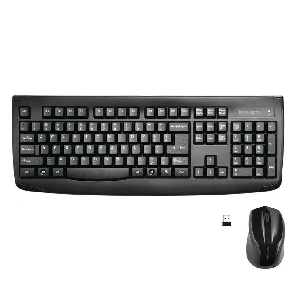 Kensington K72324USA Pro Fit Wireless Mouse Keyboard Desktop Set PC Mac Laptop - Electronics