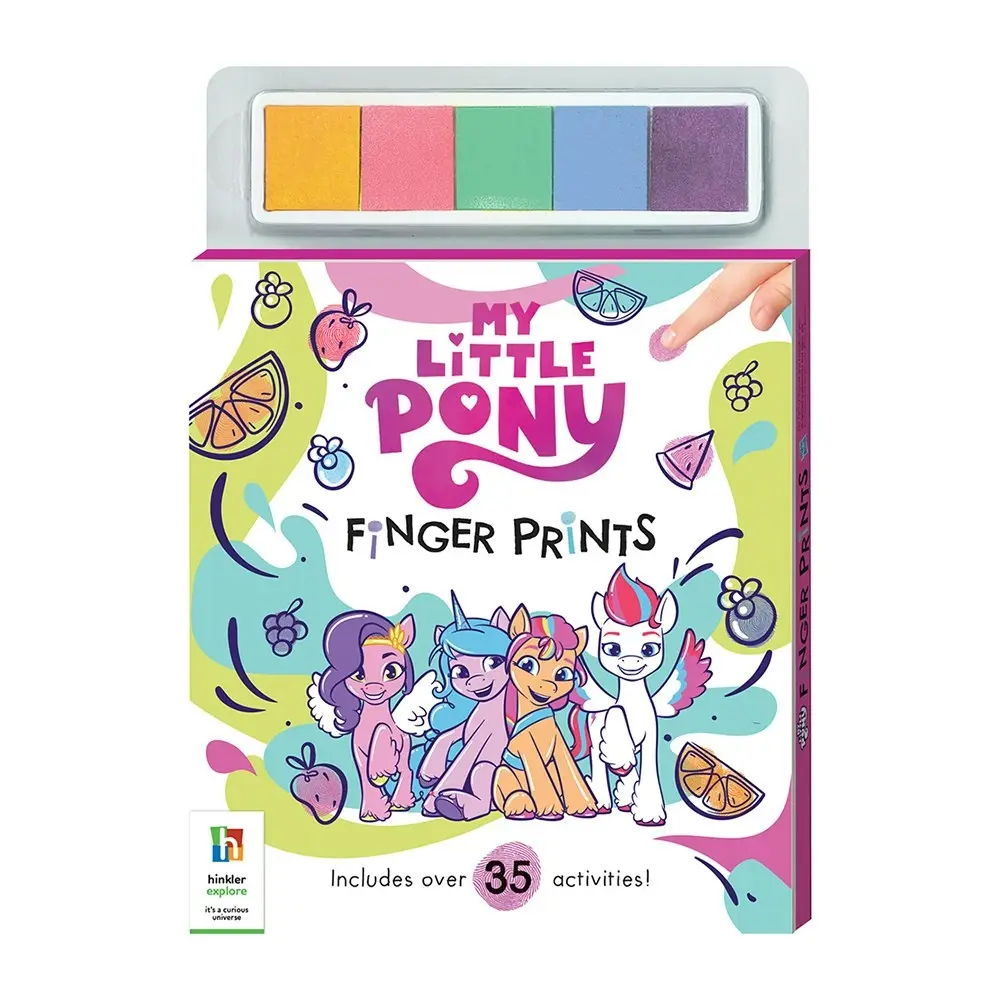 Kaleidoscope My Little Pony Finger Prints Kids Book Childrens Activity 3y+ - Entertainment