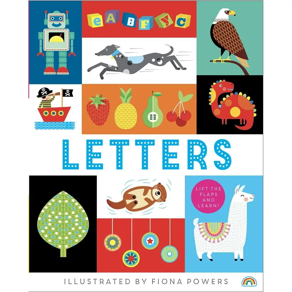 Really Decent Books Lift The Flap Letters Kids/Children Educational Fun Book 1y+ - Entertainment