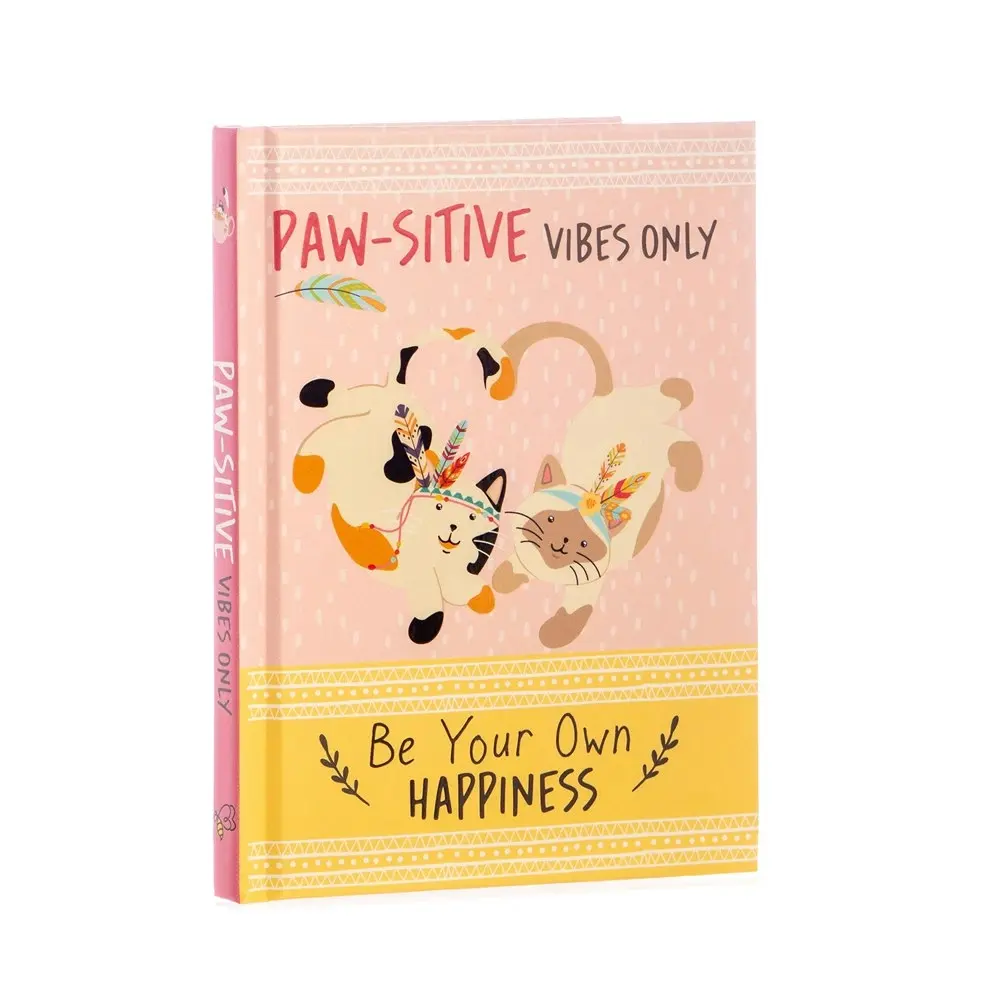 Boxer Gifts 96-Pgs Paw-Sitive Vibes Only Happiness Quote Book Hardback Adult
