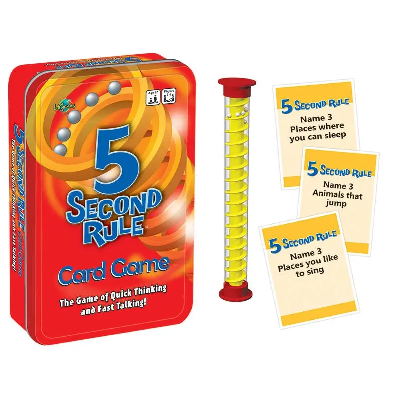 5 Second Rule Tin - Toys & Games