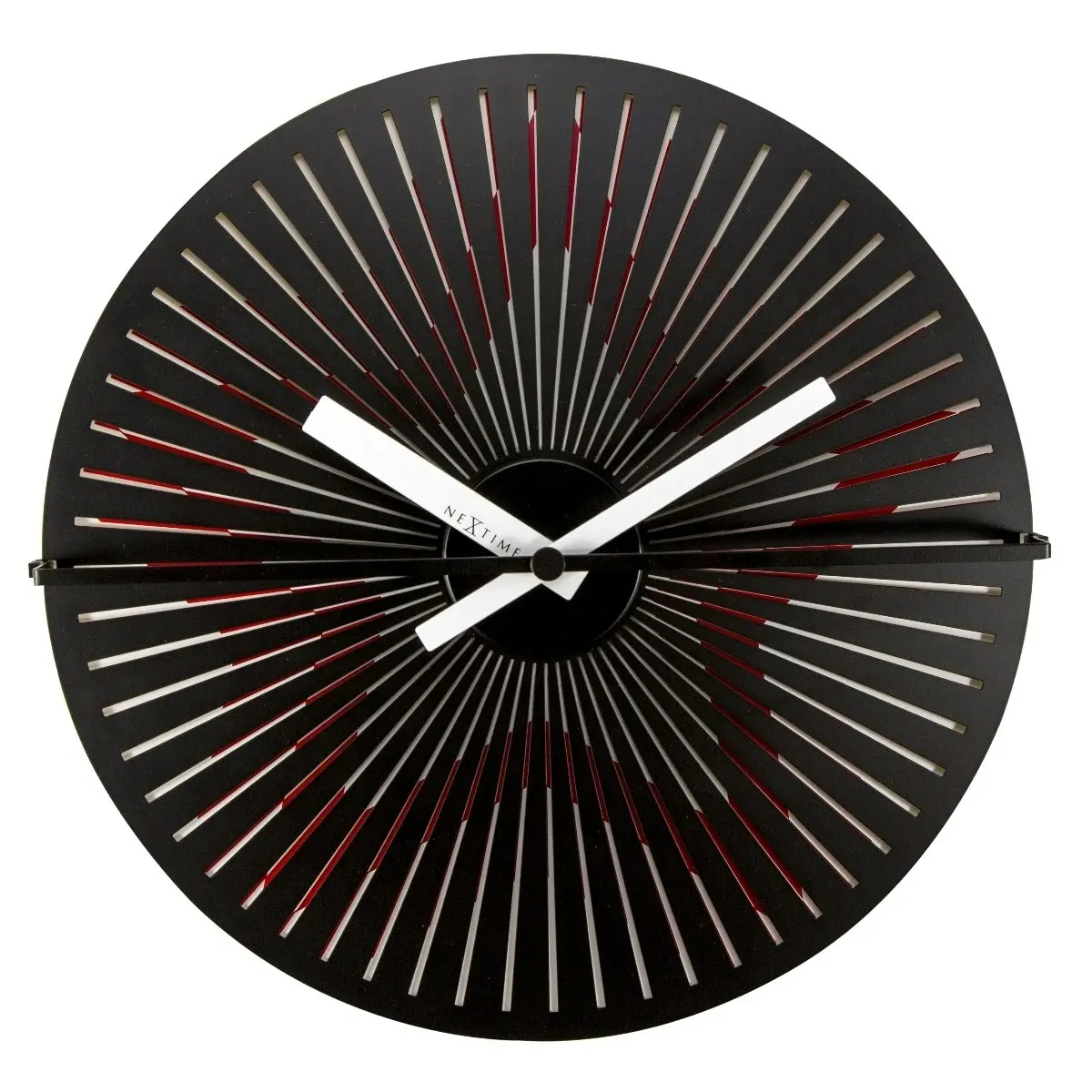 NeXtime 30.5cm Motion Star High Torque Analogue Round Wall Clock Home Decor - Home & Garden