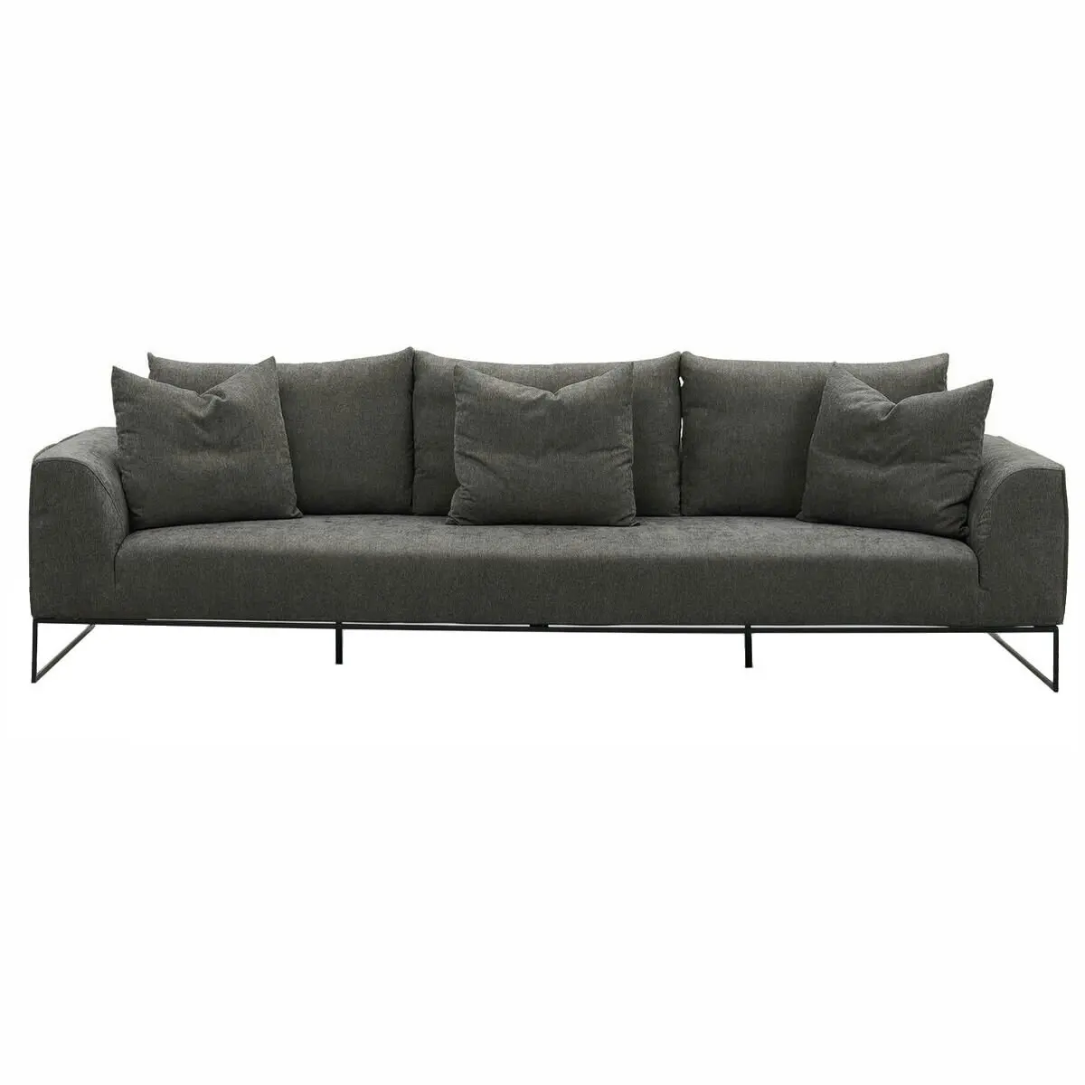 Kalona VAEROY Four Seater Sofa Pewter - Furniture