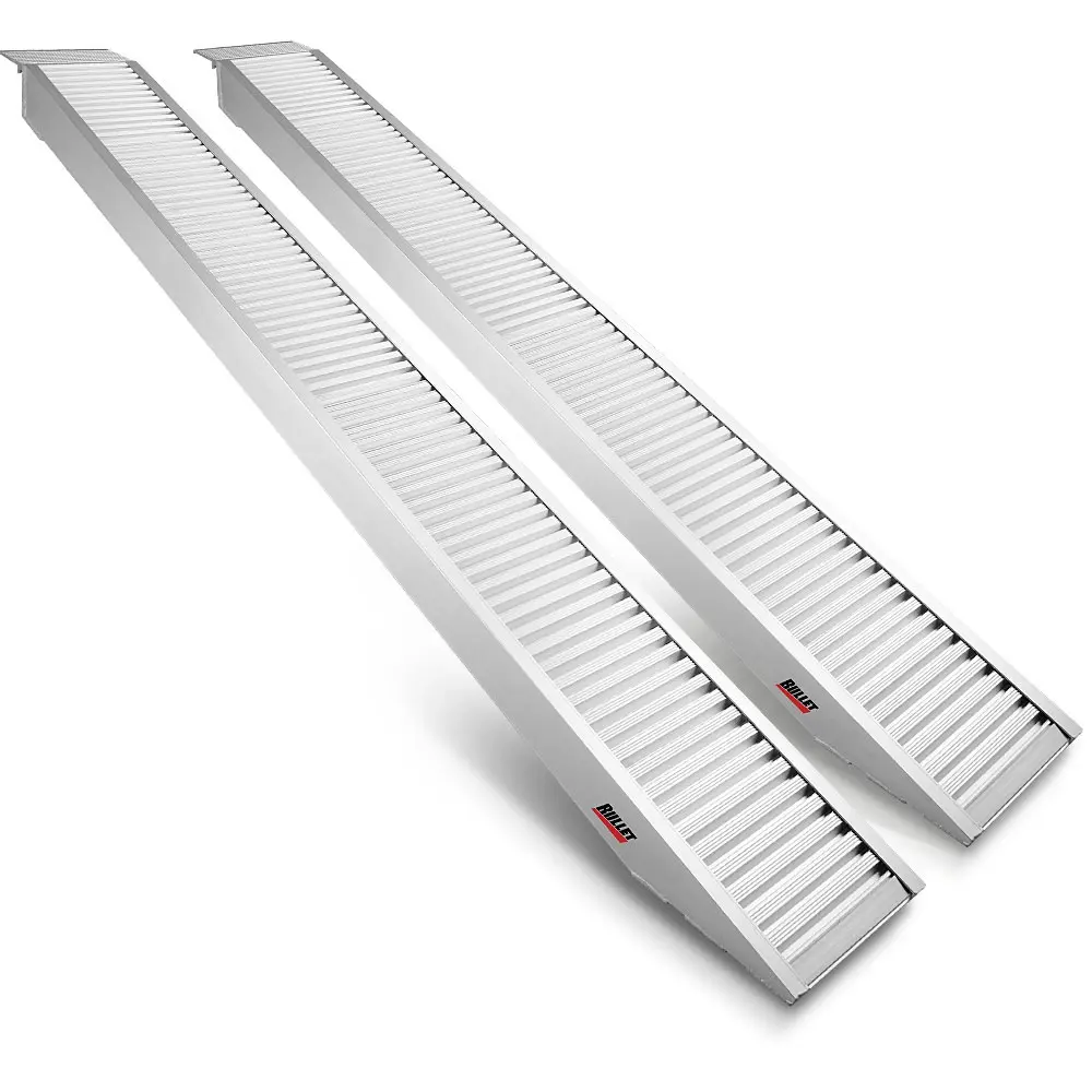 BULLET Pair of 2.5m Aluminium Loading Ramps, 2800kg capacity - Automotive