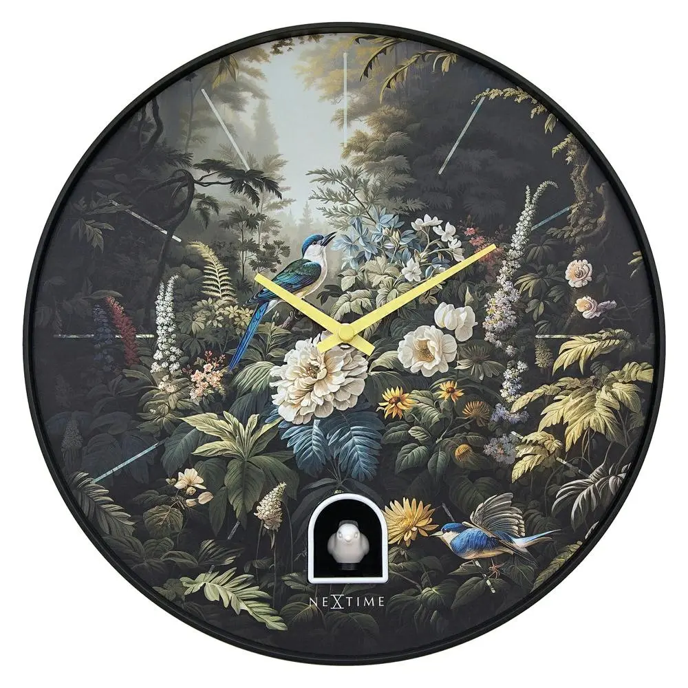 NeXtime 30cm Vanity Cuckoo Wall Clock Analogue Hanging Home Decor Display Round - Home & Garden