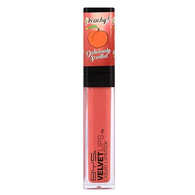 BYS Velvet Cream Soft Plush Lipstick Lip Colour Cosmetics Makeup Im Peachless 6g - Beauty