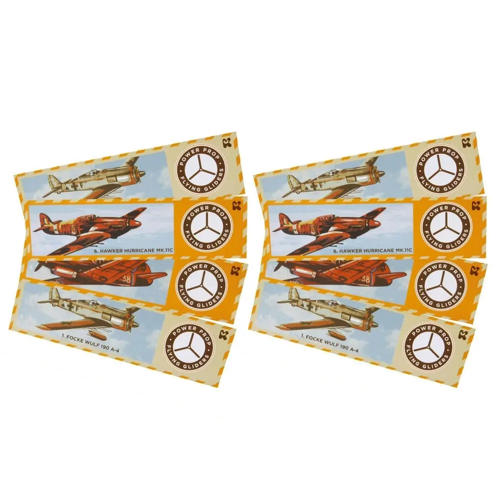 8x Gliders & Outdoors Small Poly Gliders 24cm Play Games Toy Kids 3y+ Assorted - Toys & Games