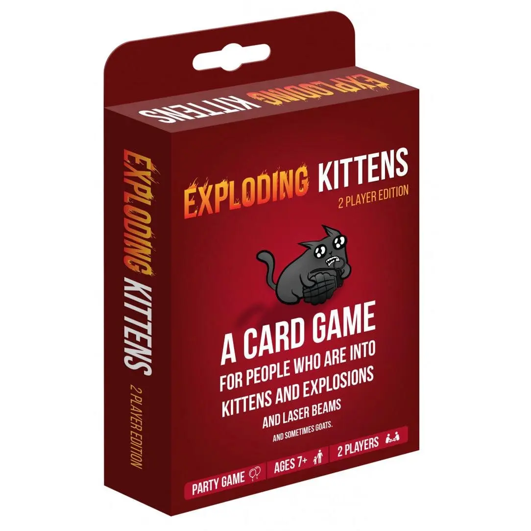 Exploding Kittens 2 Player Edition - Toys & Games