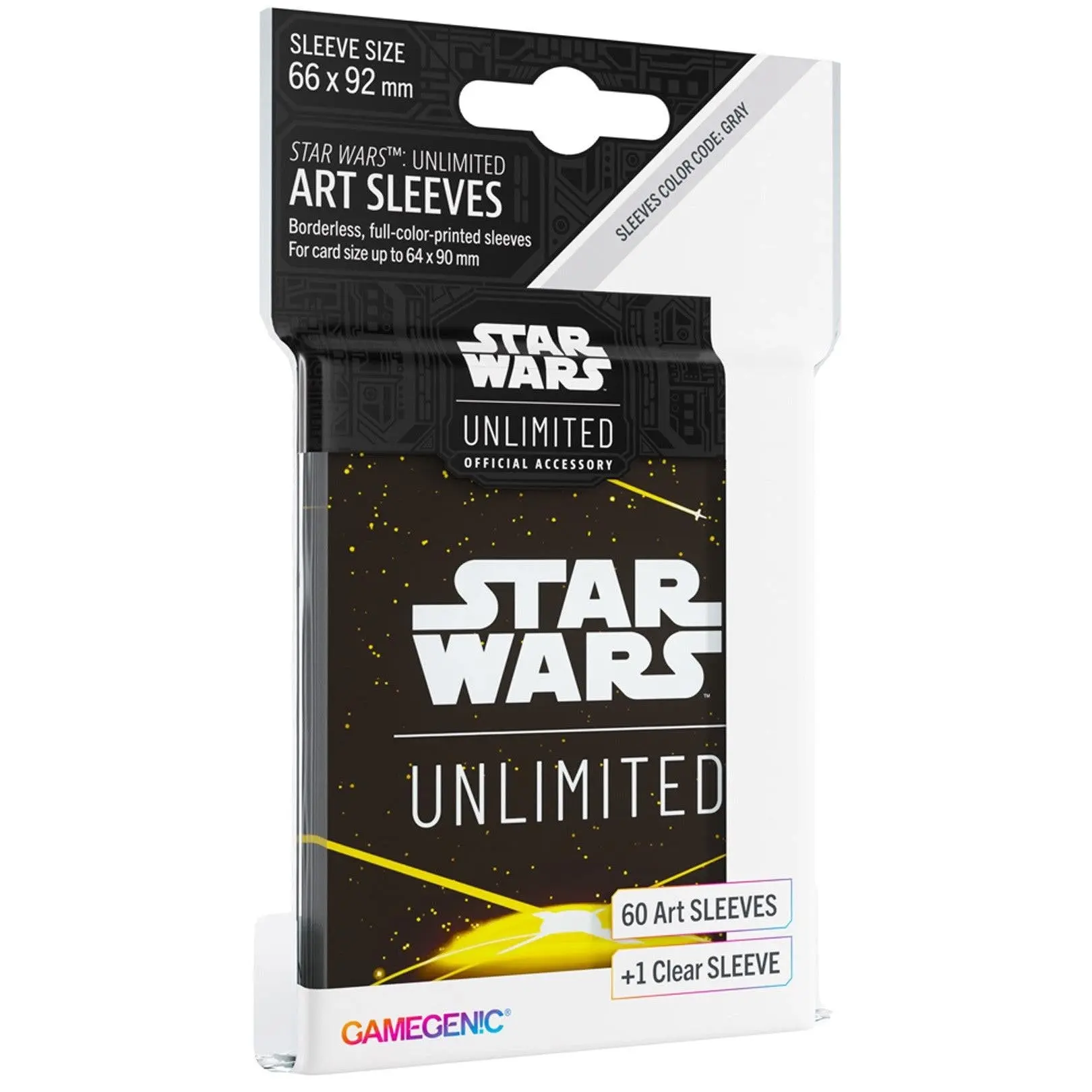 Star Wars Unlimited Art Sleeves - Card Back Yellow