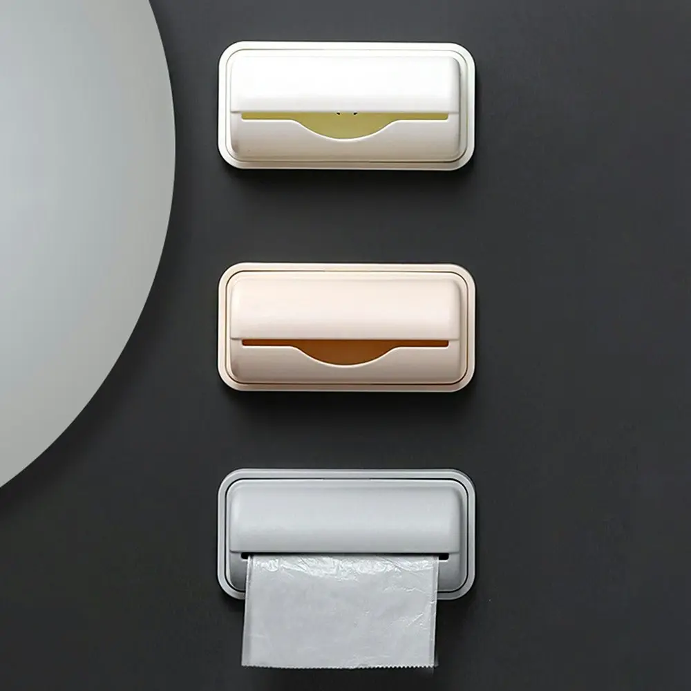 3Pcs Trash Bags Storage Box Garbage Bag Dispenser Kitchen Plastic Bags Container - Home & Garden