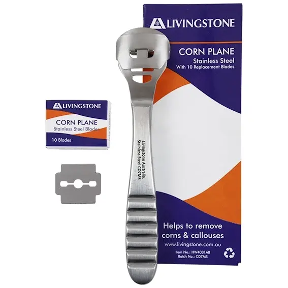 Livingstone Stainless Steel Corn and Callus Plane Cutter with Blade - Beauty