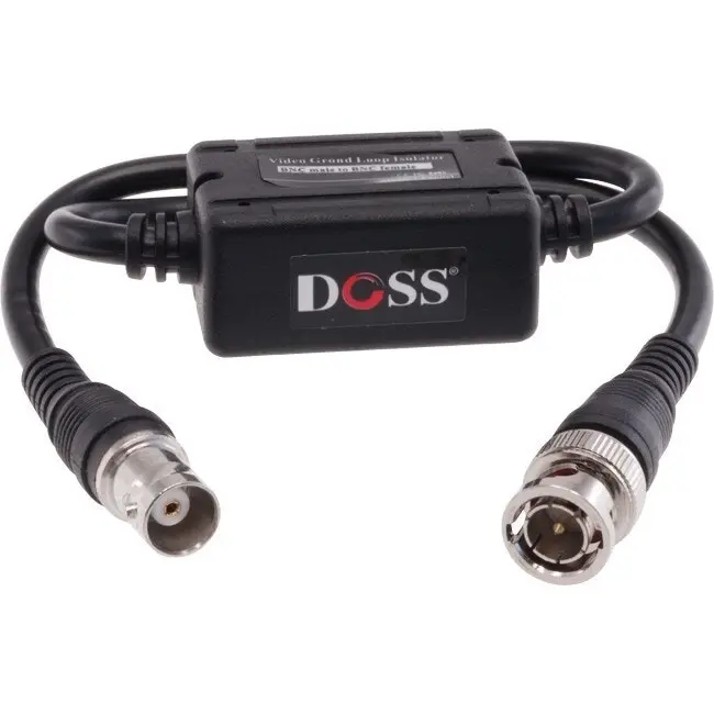Doss GLI02HD HD Video Ground Loop Isolator BNC Male to Female w/ 20cm Cables BLK - Home & Garden