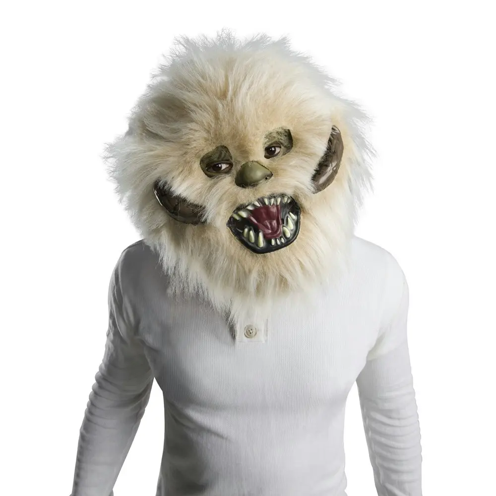 Star Wars Wampa Faux Furry Latex Mask Costume Cosplay Party Accessory Adults - Fashion