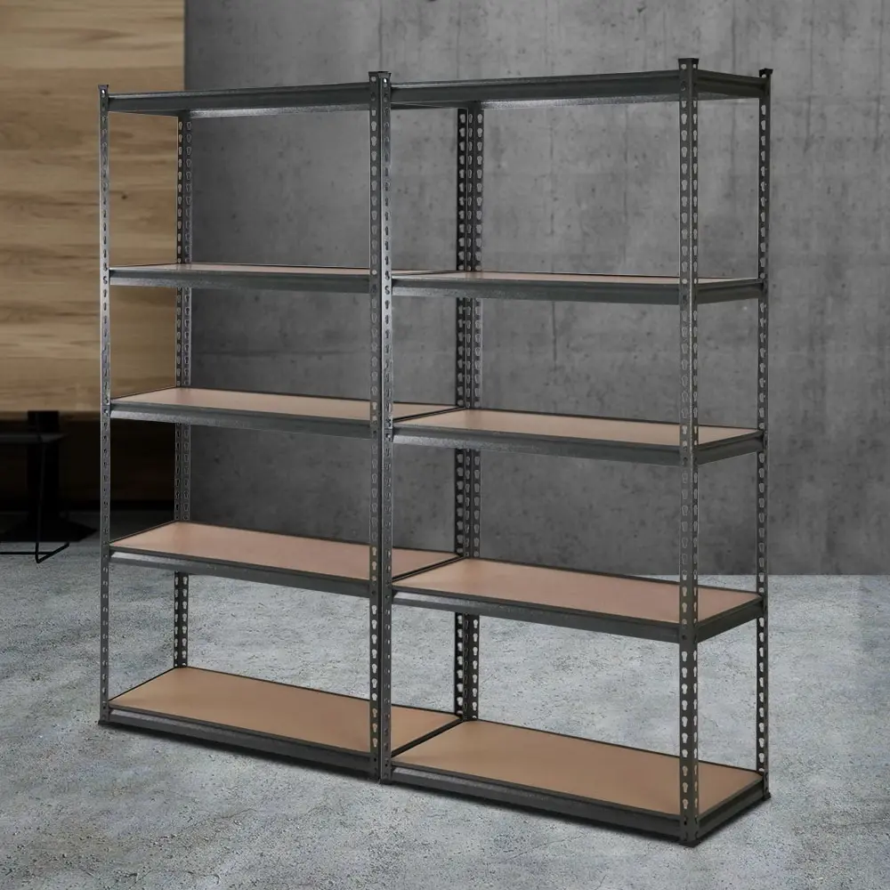 Giantz 2x1.8M Garage Shelving Warehouse Rack Pallet Racking Storage Charcoal - Commercial