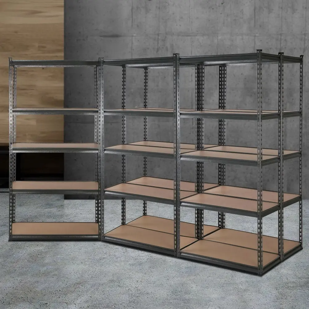 Giantz 5x1.8M Garage Shelving Warehouse Rack Pallet Racking Storage Charcoal - Commercial