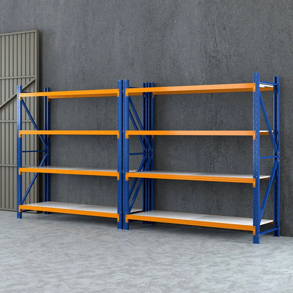 Giantz 4Mx2M Garage Shelving Warehouse Rack Orange - Commercial