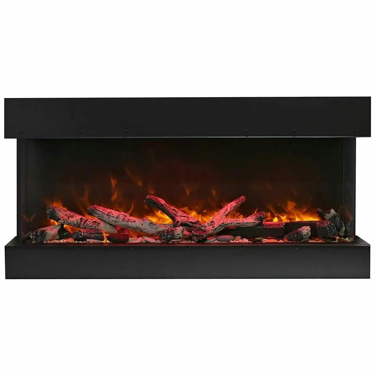 Remii 60 Inch Indoor 3 Sided Electric Fireplace - Hardware