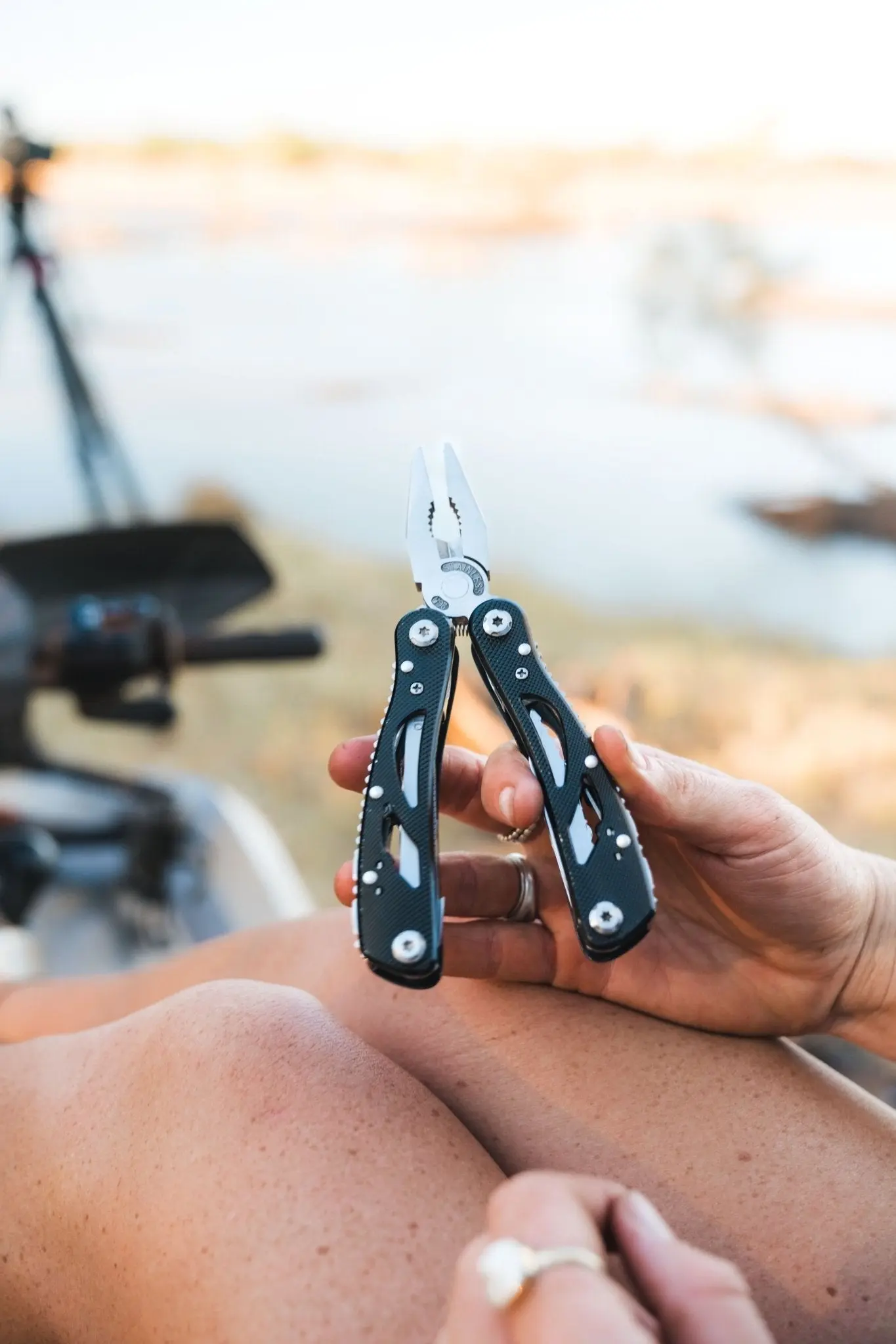 25 in 1 Multi Function Tool with Pliers and Nylon Pouch - Sports & Outdoor