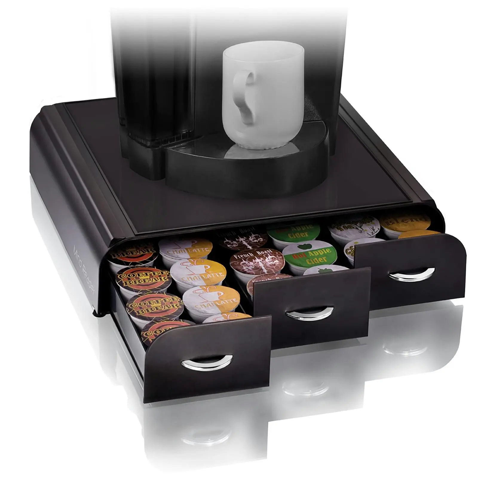 Esselte Anchor 36 Coffee Pod Capacity Storage 3 Drawers No Assembly - Home & Garden
