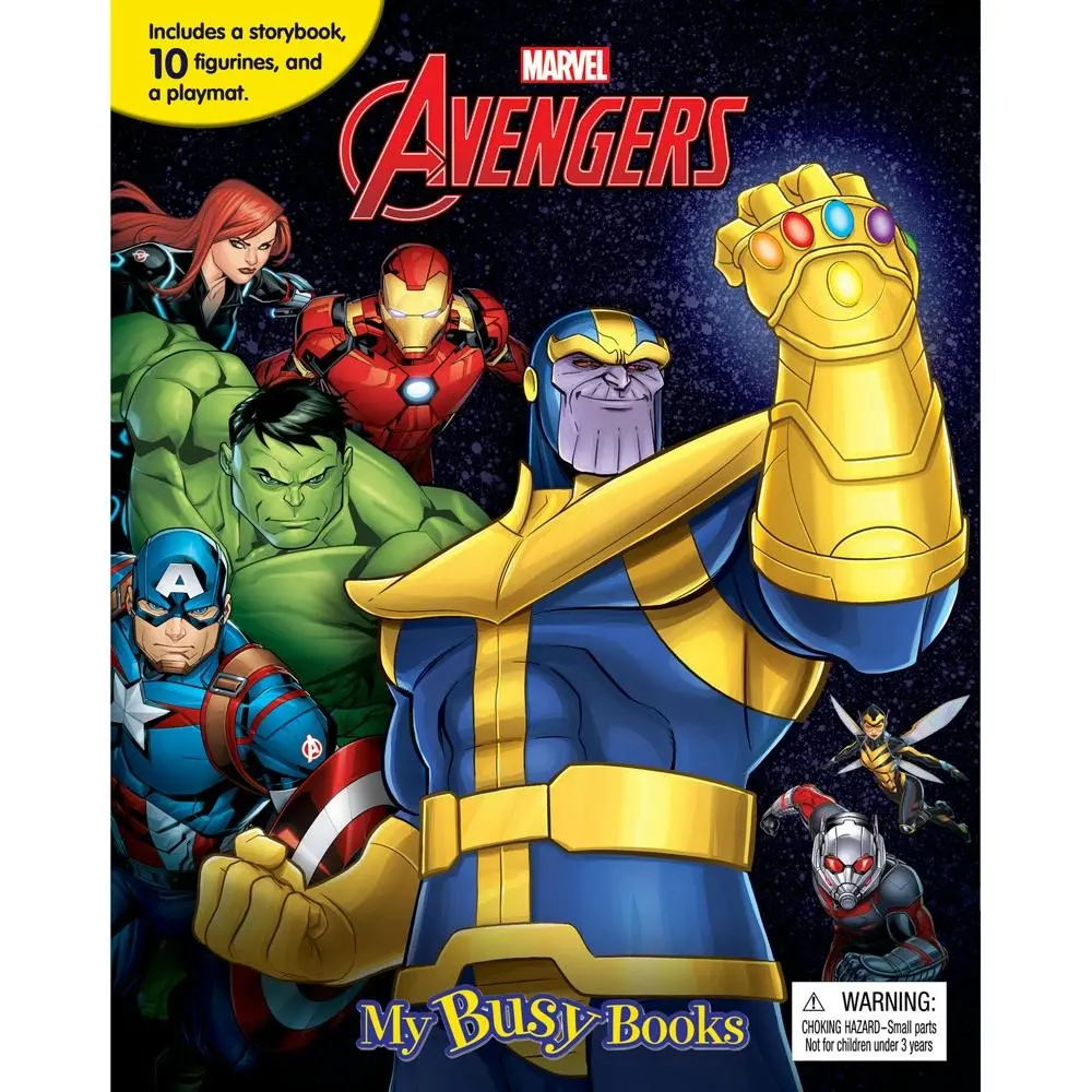 Marvel Avengers Infinity My Busy Book Kids Storybook/Toy Activity Kit 3y+ - Entertainment