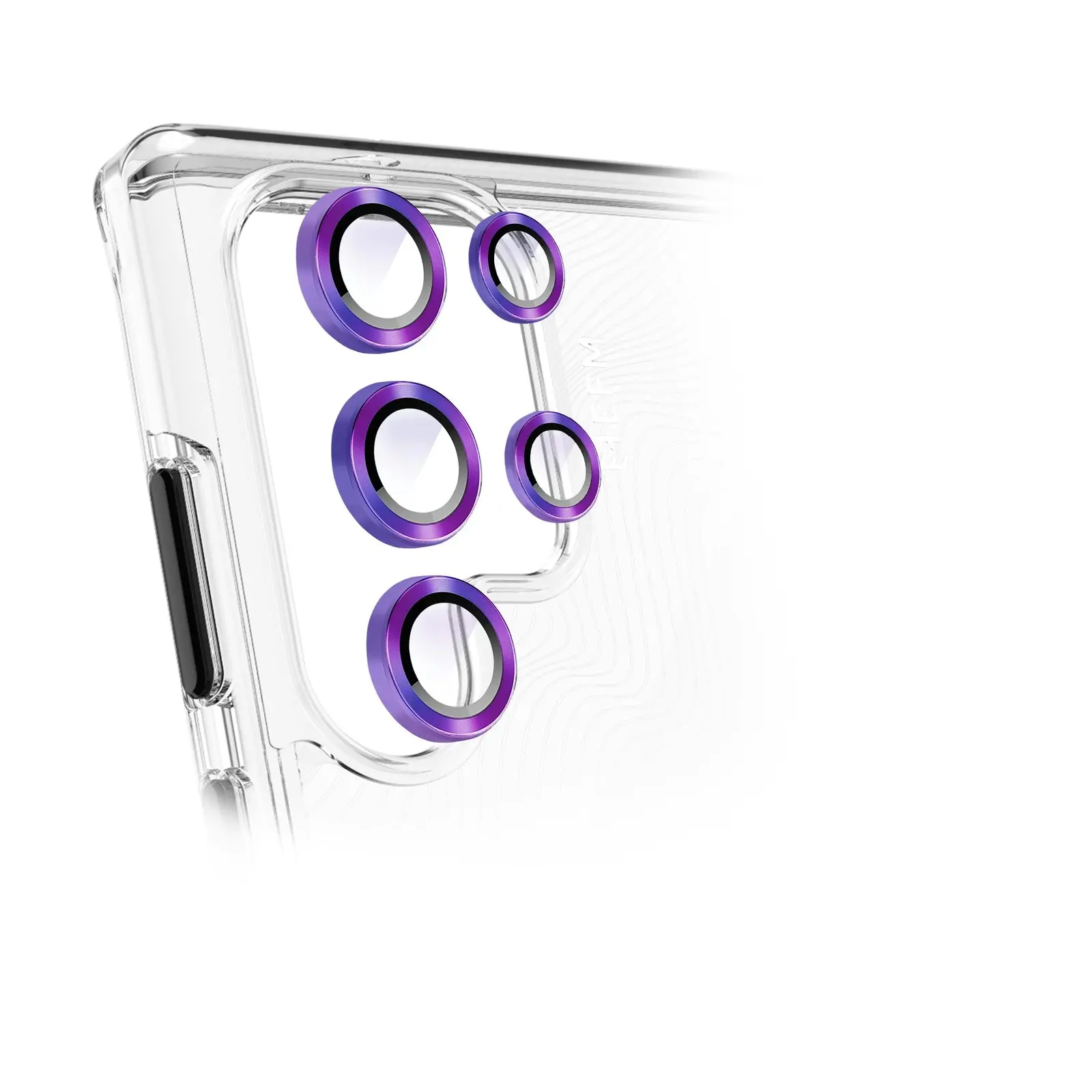 EFM Camera Lens Smartphone Screen Armour For Samsung Galaxy S23 Ultra Rainbow - Electronics