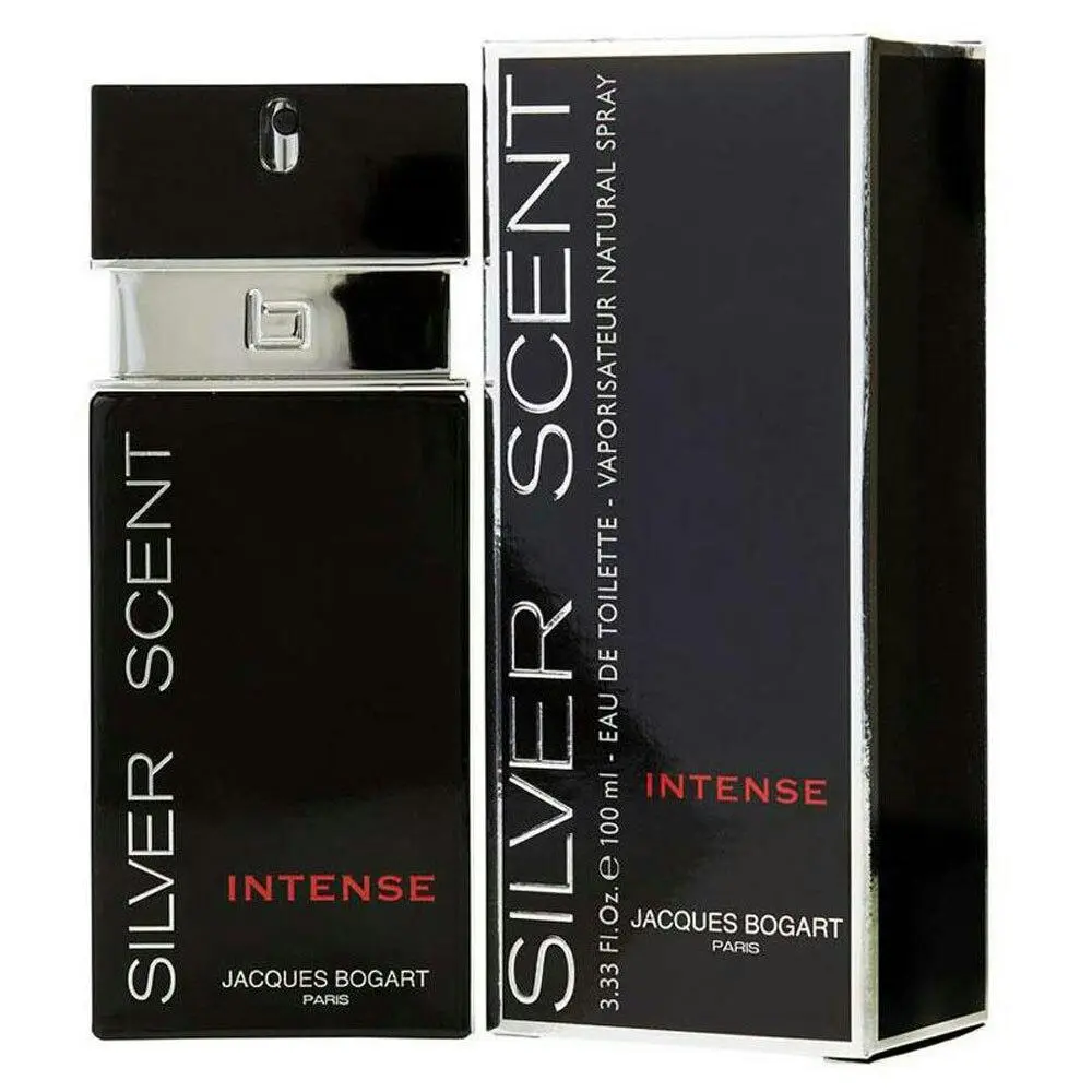 Jacques Bogart 100ml Silver Scent Intense Eau De Toilette/Men Fragrances/Spray - Beauty