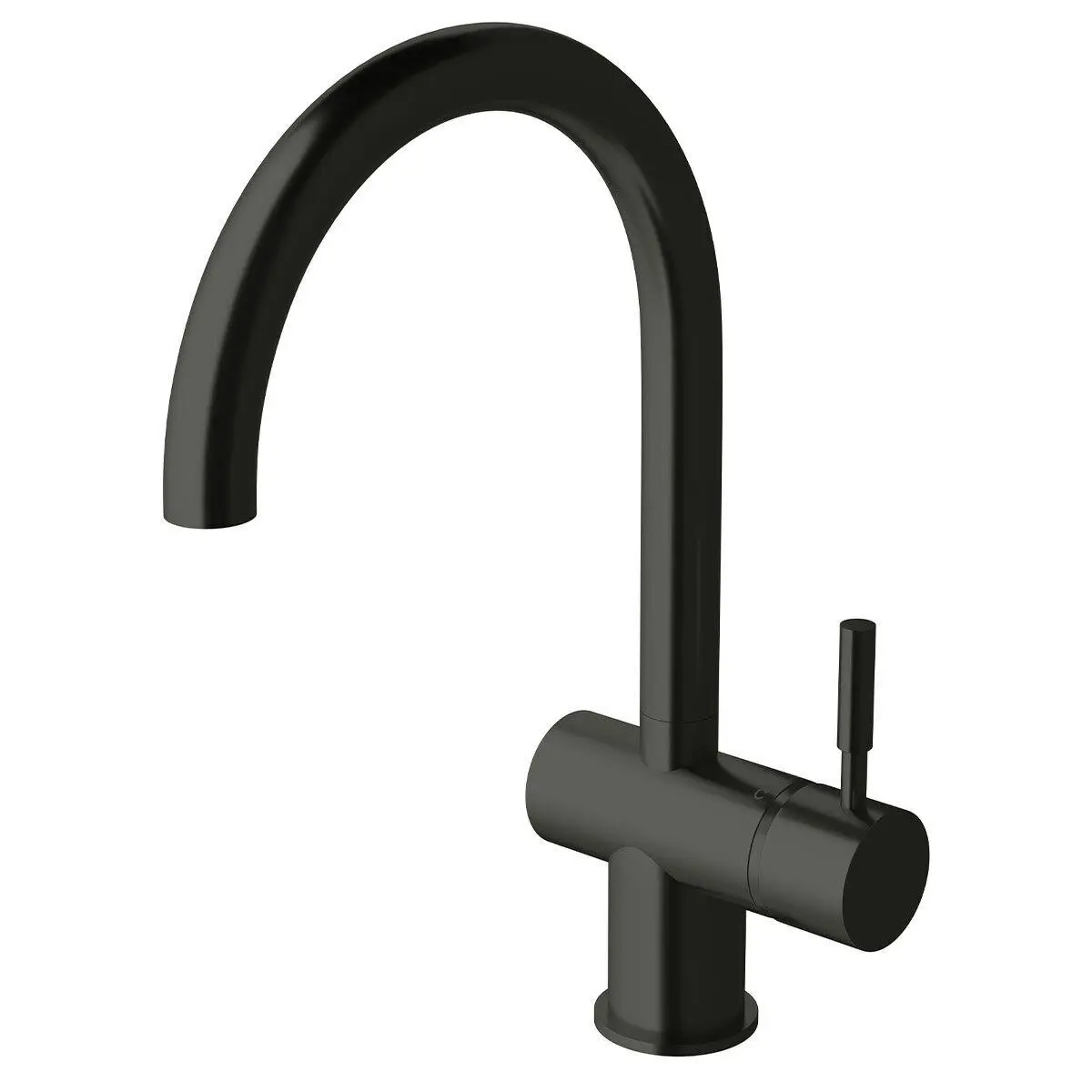 Sussex Taps Voda Sink Mixer Curved Matte Black - Hardware