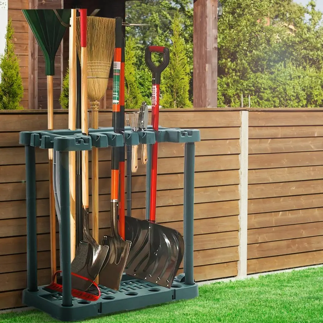 Traderight Garden Farm Shed Garage Tools Storage Rack Handles Organizer Holder - Hardware