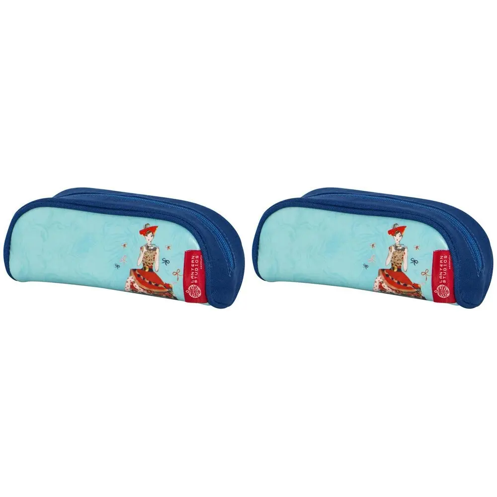 2x Lantern Studios Nelly Ryan Accessory Bag/Makeup Case Waterproof Holiday 20cm - Beauty