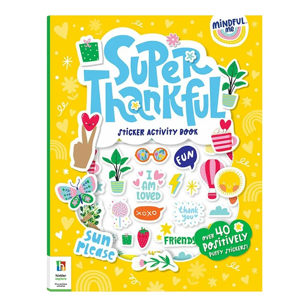 Elevate Mindful Me Super Thankful Sticker Activity Book Kids/Childrens 6y+ - Entertainment