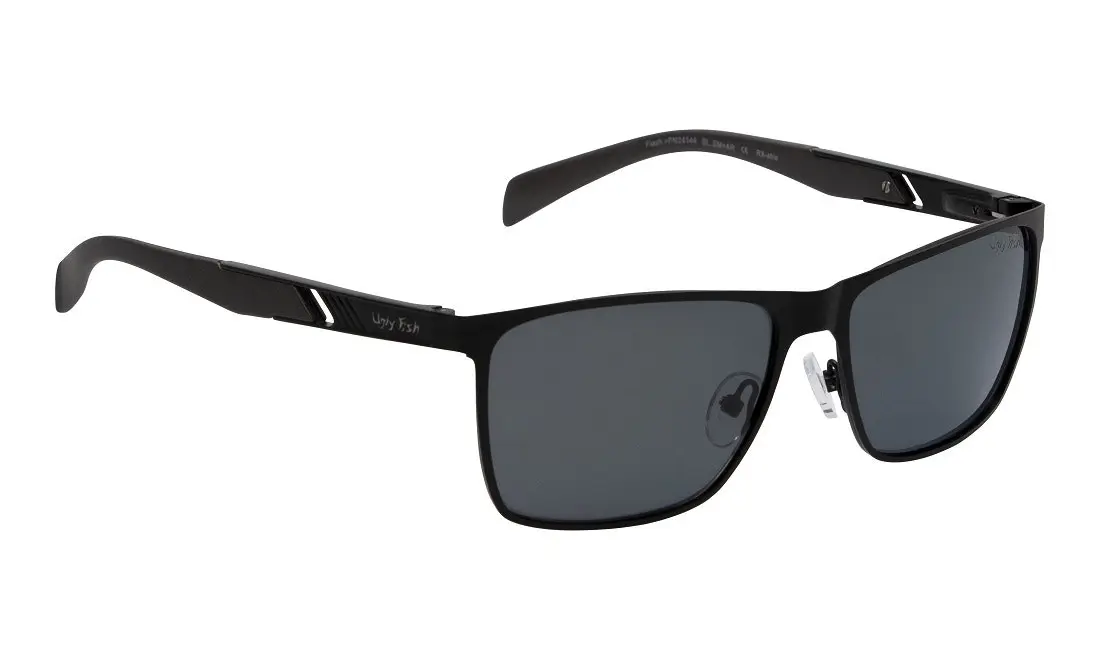 Ugly Fish Flash PN24144 Aluminium Black Frame/Smoke Lens Polarised Sunglasses - Sports & Outdoor