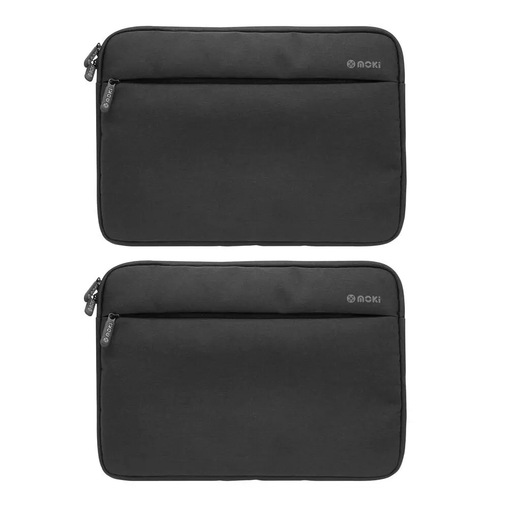 2PK Moki Transporter Sleeve Case Carry Bag for 13.3in Inch Notebook/Laptop Black - Electronics