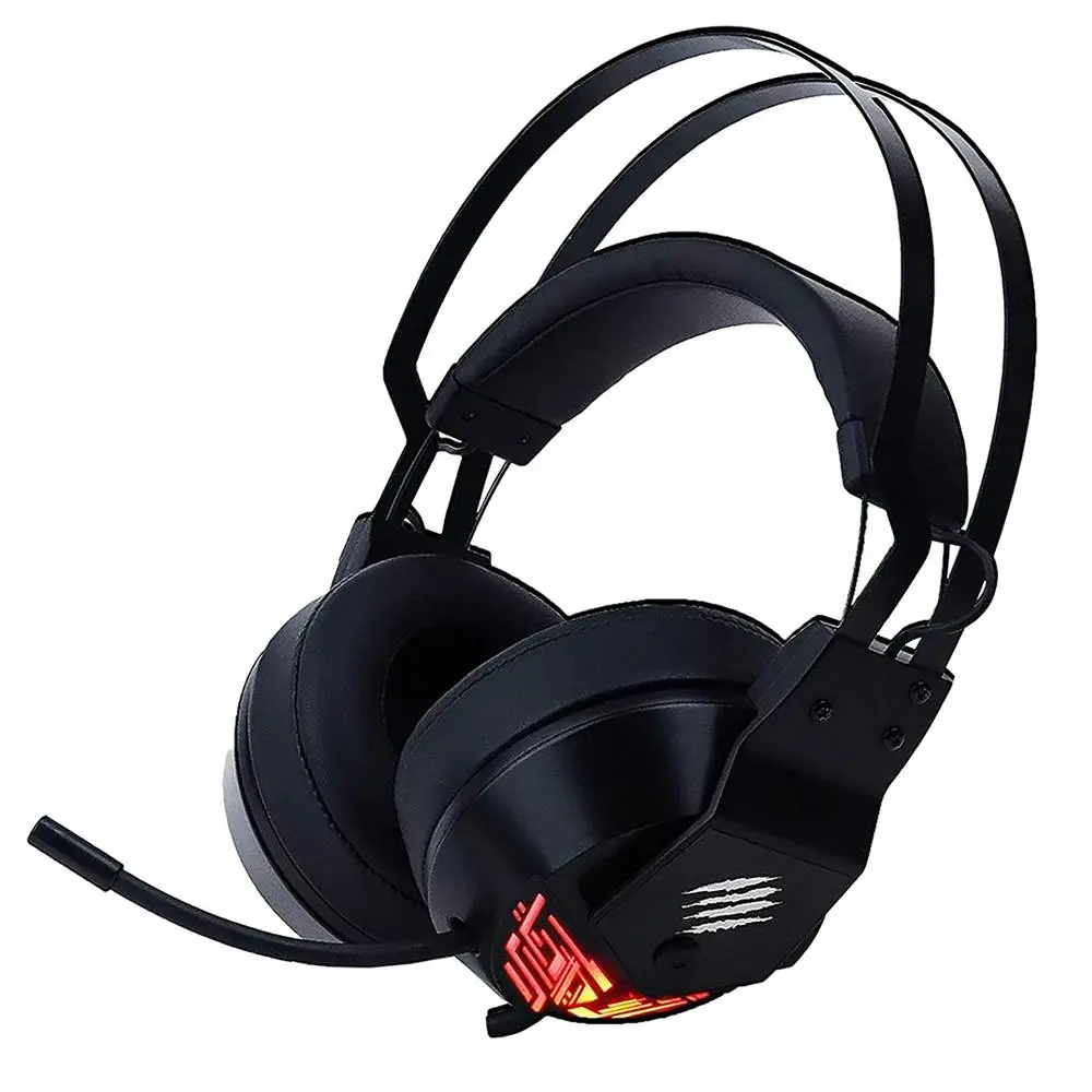 Mad Catz F.R.E.Q. 4 Over Ear Gaming Stereo RGB Headset w/3.5mm AUX/Mixer/Mic - Electronics
