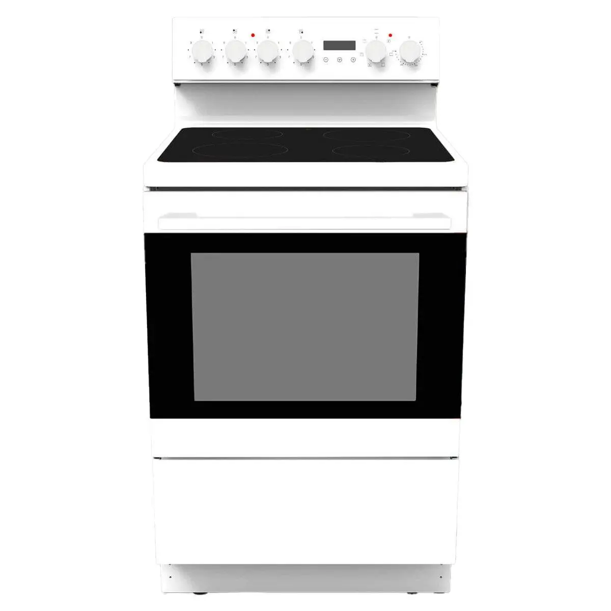 Eurotech 60cm Rear Control Freestanding Ceramic Cooker - Home & Garden