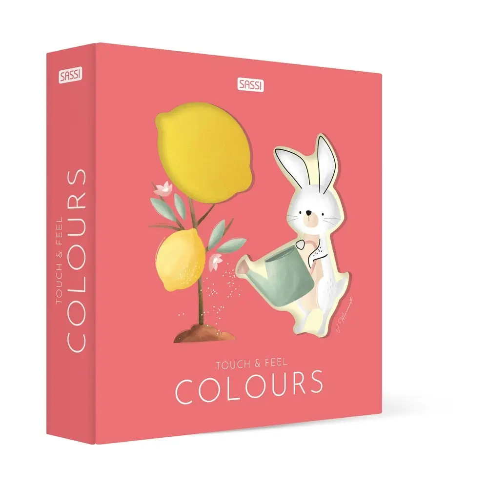 Sassi Board Books Kids/Children Fun Learning/Reading Touch & Feel Colours 2y+ - Entertainment