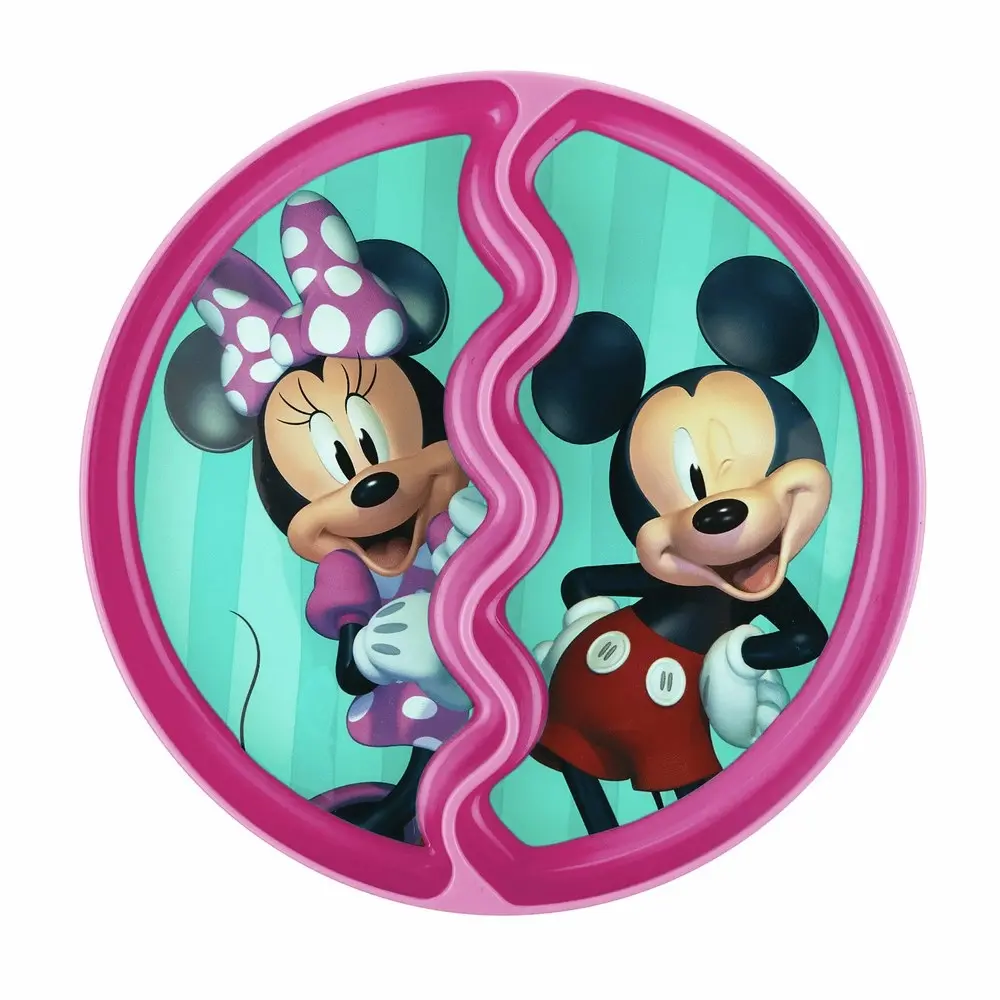 Disney Junior Minnie Mouse Children's/Toddler Suction Dinner Plate 12m+ Pink - Baby