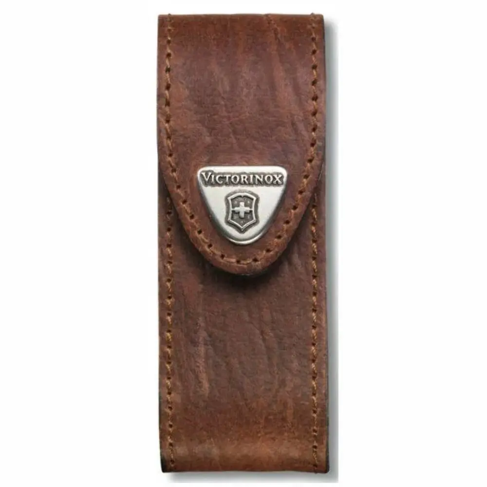 Victorinox Swiss Army Knife 2-4 Layer Leather Pouch Brown