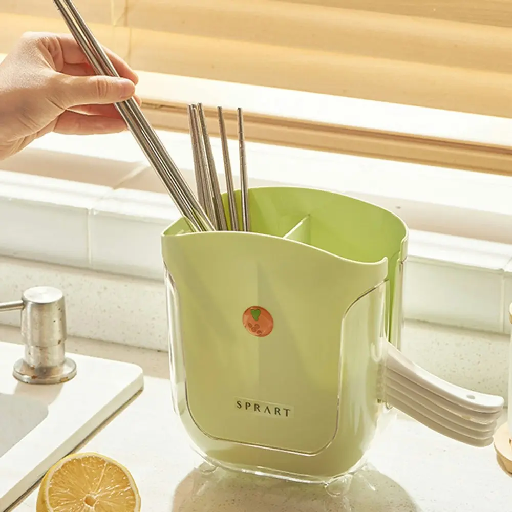 Kitchen Double Layer Draining Tableware Storage Rack - Home & Garden